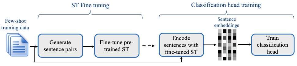 SetFit: Fine-tuning a LLM in 10 lines of code and little labeled data